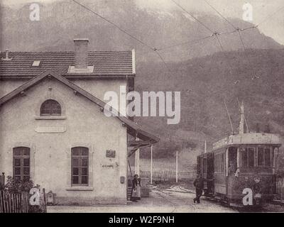 Chapareillan - Gare TGC - 1900. Foto Stock