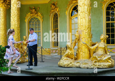 Biglietto ufficiale , Sans Souci Palace Potsdam , Germania Foto Stock