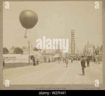Charles Dudley Arnold (American, nato in Canada - pallone frenato e la ruota panoramica Ferris, World Columbian Exposition, Chicago - Foto Stock