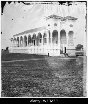 Charleston, Carolina del Sud. Club house presso la pista da corsa in cui funzionari federali erano limitate Foto Stock