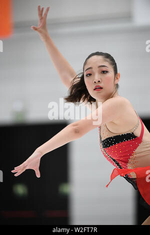 WAN-TING SHEN da Taipei, eseguendo in Senior Ladies Solo Danza, nello stile di danza, mondo giochi a rullo 2019, a Palau Sant Jordi, il 08 luglio, 2019 Barcellona, Spagna. Credito: Raniero Corbelletti/AFLO/Alamy Live News Foto Stock