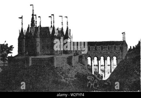 Chateau de Fere en Tardenois 08505. Foto Stock