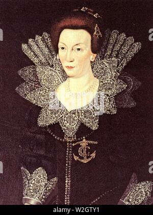 Cristina di Svezia (1573) c 1610. Foto Stock