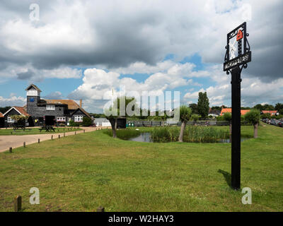 Meare Shop e sala da tè a Thorpeness Suffolk in Inghilterra Foto Stock