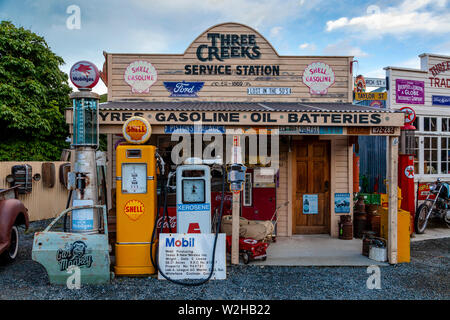 Tre insenature Area dello Shopping, Passo Burkes, Mackenzie District, Isola del Sud, Nuova Zelanda Foto Stock