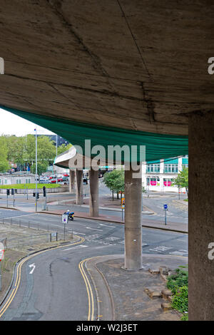 Il Churchill Way cavalcavia in Liverpool Regno Unito per essere demolita questa estate perché questi non sono più sicuri per il trasporto del traffico e troppo costosi da riparare Foto Stock