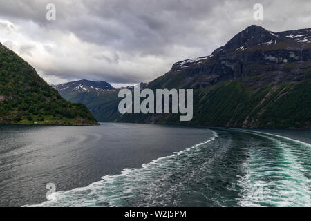 Geiranger Fjord, Norvegia Foto Stock