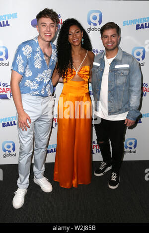 Capitale estiva della sfera 2019 tenutasi al Wembley Stadium - Arrivi con: Vick speranza, Sonny Jay, Romana Kemp dove: Londra, Regno Unito quando: 08 giu 2019 Credit: Mario Mitsis/WENN.com Foto Stock