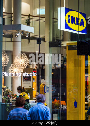 Ikea Mini Store - Ikea Central London Ikea Tottenham Court Road - il design IKEA e negozio di pianificazione nel central London REGNO UNITO Foto Stock