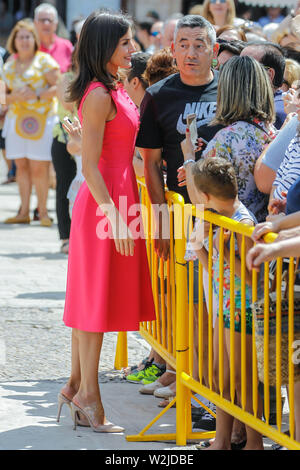 Madrid, Spagna. 09 Luglio, 2019. ***Nessuna Spagna*** Regina Letizia di Spagna partecipa all'incontro del Consiglio del Royal Board sulla disabilità e la consegna del "Regina Letizia 2018 Awards' a Corral de Comedias Theatre il 9 luglio 2019 in Almagro, Spagna. Credito: Jimmy Olsen/media/punzone punzone Media/Alamy Live News Foto Stock