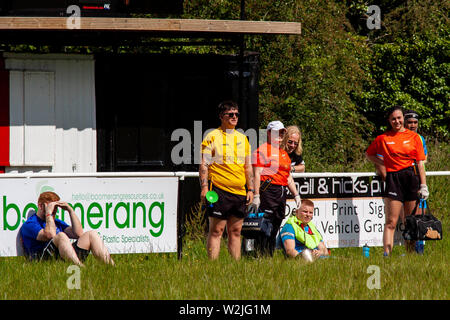 Lancaster Tigers v tutti gli ori a Pontypool Regno RFC in RFL Conferenza meridionale il 18 maggio 2019. Lewis Mitchell/AGRL Foto Stock