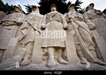 Il 'Monument aux morts de Verdun' (un monumento ai Caduti di Verdun). Verdun, dipartimento della Mosa, Grand regione Est, in Francia, in Europa. Foto Stock