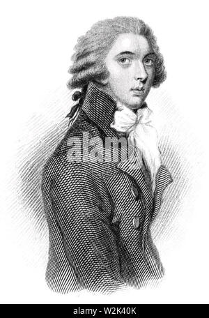 WILLIAM PITT il Giovane (1759-1806), uomo politico inglese e il Primo Ministro Foto Stock