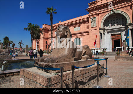 Il Cairo, Egitto - 05 Mar 2017. Nazionale Museo Egizio del Cairo in Egitto Foto Stock