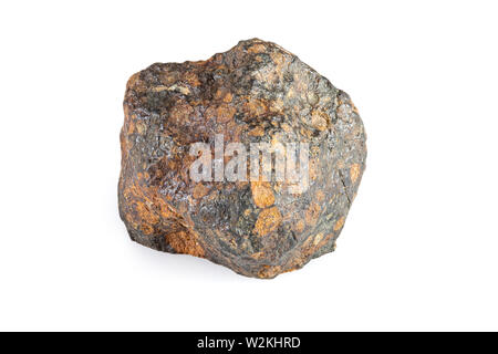 Chondrite carbonioso Meteorite (CV3) formata mediante accrescimento di polvere, grani piccoli e calcio-alluminio-righ inclusioni (CAIS) all'inizio del Sistema Solare Foto Stock