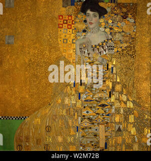 Ritratto di Adele Bloch-Bauer I (1907) dipinto di Gustav Klimt - molto ad alta risoluzione e qualità dell'immagine Foto Stock