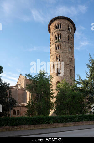 Ravenna, Basilica di Sant'Apollinare in Classe, Glockenturm Foto Stock