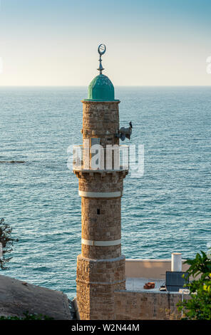 Al-Bahr moschea nella città vecchia di Jaffa, Tel-Aviv, Israele Foto Stock