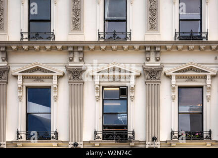 Storico edificio di Dunedin all'Isola del Sud della Nuova Zelanda. Foto Stock