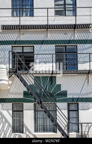 Storico edificio di Dunedin all'Isola del Sud della Nuova Zelanda. Foto Stock