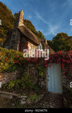 All'esterno della casa e del giardino a Kingswear (Devon) Foto Stock