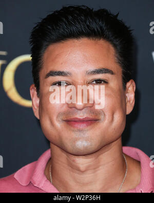 HOLLYWOOD e LOS ANGELES, CALIFORNIA, STATI UNITI D'America - 09 Luglio: Mario Lopez arriva alla Premiere mondiale di Disney's "Il Re Leone" tenutasi presso il Teatro di Dolby il 9 luglio 2019 a Hollywood e Los Angeles, California, Stati Uniti. (Foto di Xavier COLLIN/Image Press Agency) Foto Stock