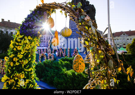 Autunno Flower Show in Arad Romania Foto Stock