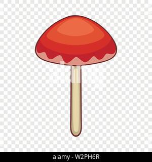 Fungo Suillus icona, stile cartoon Illustrazione Vettoriale