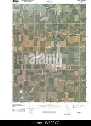 USGS mappe TOPO Iowa IA Dysart 20100427 TM il restauro Foto Stock