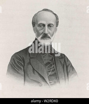 GIUSEPPE MAZZINI (1805-1872), uomo politico italiano e giornalista Foto Stock