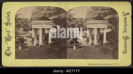 Columbian molla -- Saratoga, NY, da Robert N Dennis raccolta di vista stereoscopica Foto Stock