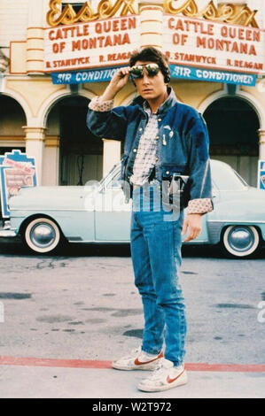 Ritorno al futuro 1985 Universal Pictures film con Michael J. Fox Foto Stock