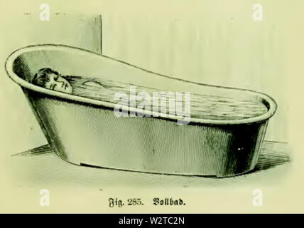 Die Frau als Hausärztin (1911) 285 Vollbad Foto Stock