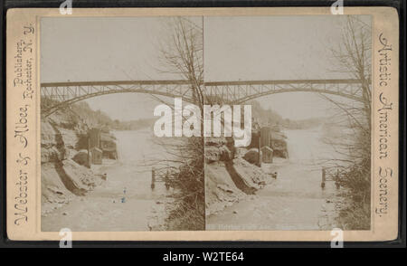 La guida Park Avenue Bridge, Rochester, NY, da Robert N Dennis raccolta di vista stereoscopica Foto Stock