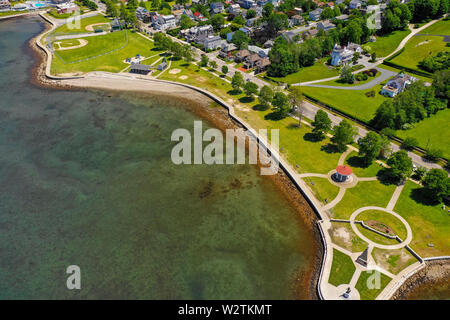 Re Park, Newport, Downtown, Porto, Rhode Island, STATI UNITI D'AMERICA Foto Stock