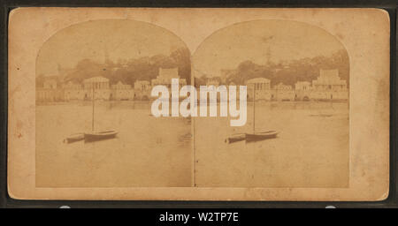 Fairmount opere idriche, Philadelphia, da Robert N Dennis raccolta di vista stereoscopica Foto Stock