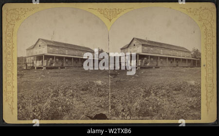 Biforcato Lake House, da Stoddard, Seneca Ray, 1844-1917 , 1844-1917 Foto Stock