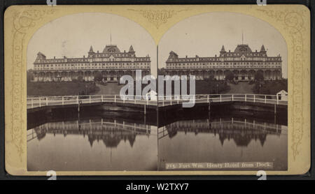 Fort Wm Henry Hotel dal dock, da Stoddard, Seneca Ray, 1844-1917 , 1844-1917 Foto Stock