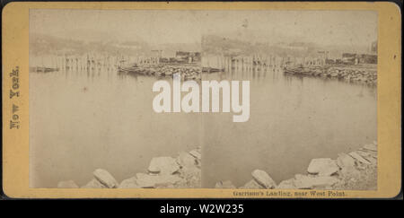 Garrison's Landing, vicino a West Point, da Robert N Dennis raccolta di vista stereoscopica Foto Stock