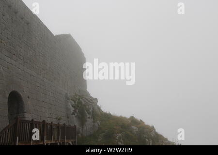 Château de Montségur, Francia Foto Stock