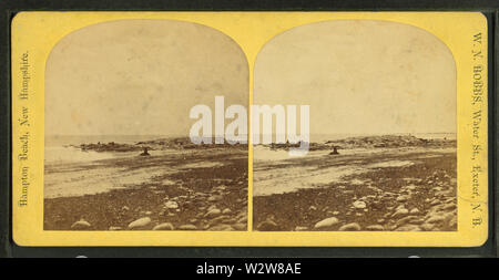 Hampton Beach, New Hampshire, da Hobbs, W N (William N), 1830-1881 Foto Stock