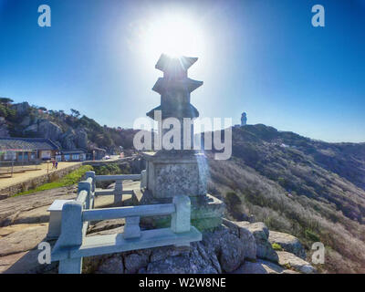 Jindallae Azalea che fiorisce in montagna Biseul, Daegu, Soouth corea, Asia. Foto Stock