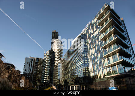 L'Italia, Lombardia, Milano, Distretto di Samsung Foto Stock