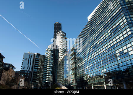 L'Italia, Lombardia, Milano, Distretto di Samsung Foto Stock