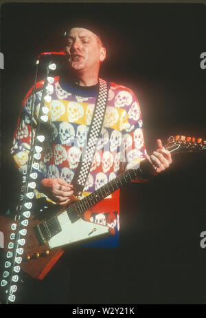 CHEAP TRICK noi del gruppo rock con Rick Nielsen circa 1989 a Los Angeles, California. Photo: Jeffrey Mayer Foto Stock