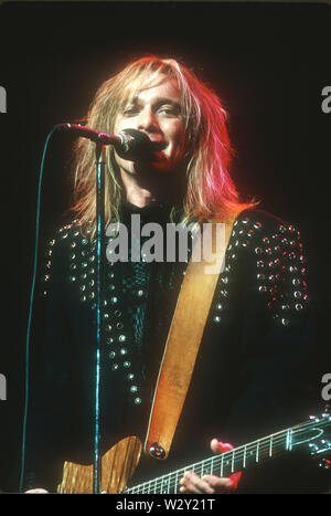 CHEAP TRICK noi del gruppo rock con Robin Zander circa 1989 a Los Angeles, California. Photo: Jeffrey Mayer Foto Stock