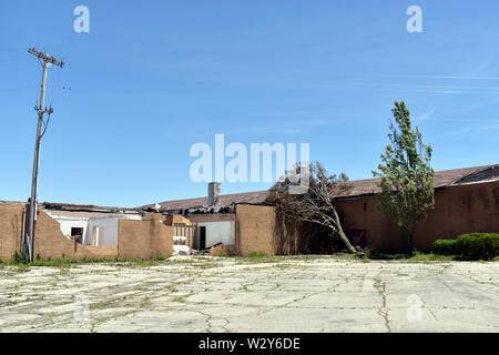 Tornado danno che si è verificato il 27 maggio 2109 negli Accordi di Dayton, Ohio vicinanze Foto Stock