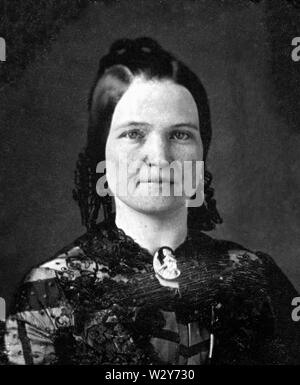 Mary Todd Lincoln 1846-1847 restaurata ritagliato Foto Stock