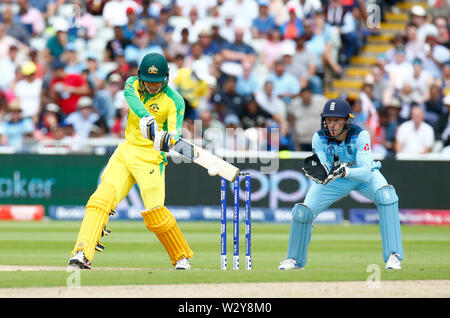 Birmingham, Regno Unito. 11 Luglio, 2019. Alex Carey di Australia durante la ICC Cricket World Cup Semi-Final tra Inghilterra e Australia a Edgbaston sulla luglio 11, 2019 a Birmingham, Inghilterra. Credit: Azione Foto Sport/Alamy Live News Foto Stock