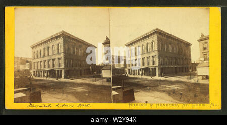 Libreria Mercantile Hall St Louis, Missouri, da Hoelke & Benecke Foto Stock